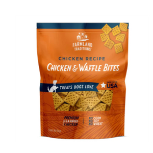 Farmland Traditions Chicken and Waffle Bites 170g Dog Treats