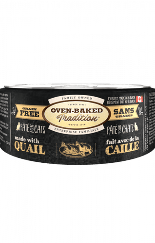 Oven-Baked Tradition Grain-Free Quail Pate Adult Canned Cat Food