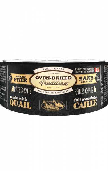 Oven-Baked Tradition Grain-Free Quail Pate Adult Canned Cat Food