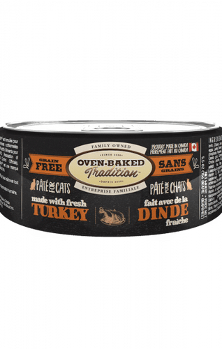 Oven-Baked Tradition Grain-Free Turkey Pate Adult Canned Cat Food