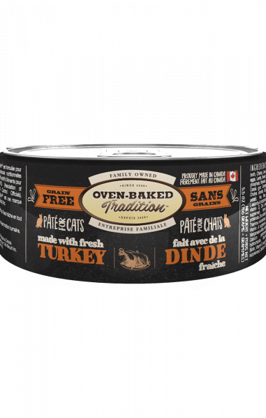 Oven-Baked Tradition Grain-Free Turkey Pate Adult Canned Cat Food