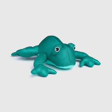 Load image into Gallery viewer, Canada Pooch Freeze &amp; Chill Cooling Pal Teal Frog Dog Toy