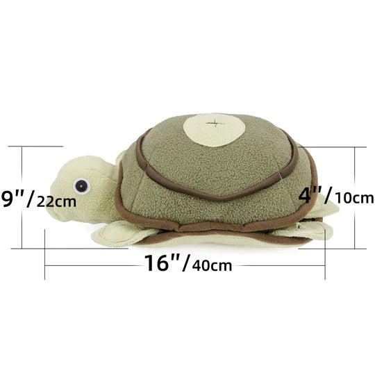 Injoya Turtle Plush Interactive Dog Toy – Critters Pet Health Store