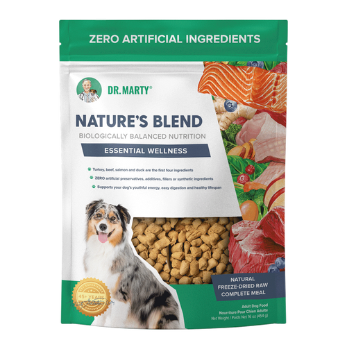 Dr. Marty Nature’s Blend Essential Wellness 454g Freeze Dried Dog Food