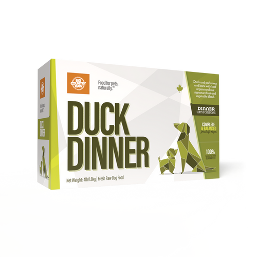 SPECIAL ORDER Big Country Raw Duck Dinner CARTON - 4 lb