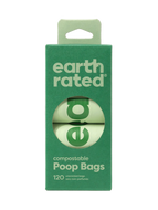Earth Rated Certified Compostable 120 Poop Bags