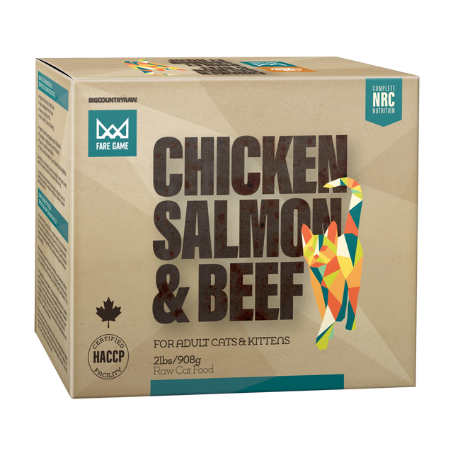Big Country Raw Fare Game - Chicken & Salmon with Beef - 2 lb