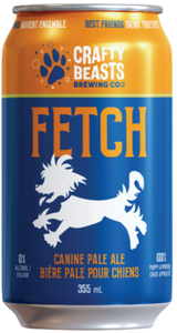 Crafty Beasts Brewing Co Fetch Canine Pale Ale Dog Beer