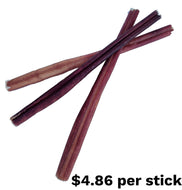 Free Range Bully Stick Standard 11-12 inch Dog Chew Odour Controlled 50 pack