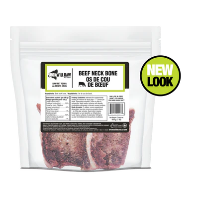 Iron Will Raw Beef Neck Bone 1lb