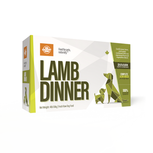 SPECIAL ORDER Big Country Raw Lamb Dinner CARTON - 4 lb