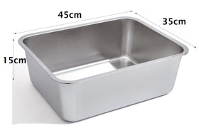 Stainless Steel Cat Litter Box
