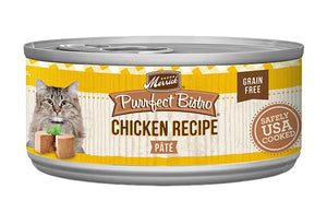 Merrick Purrfect Bistro Grain Free Chicken Pate 156g Canned Cat Food