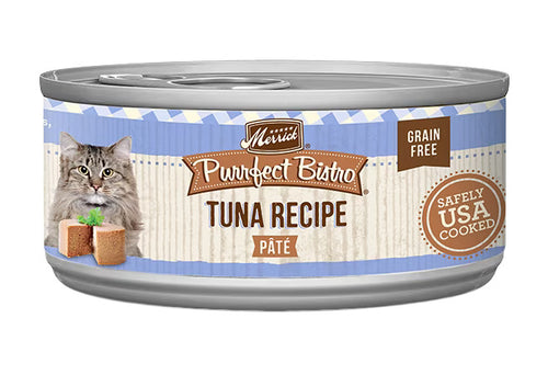 Merrick Purrfect Bistro Grain Free Tuna Pate 156g Canned Cat Food
