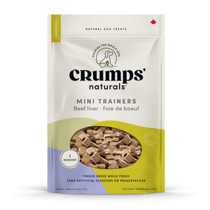 Crumps Mini Trainers Freeze Dried Beef Liver Dog Treats