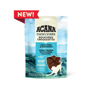 Acana Chewy Strips Skin, Coat and Digestive Support Salmon Recipe Dog Treats