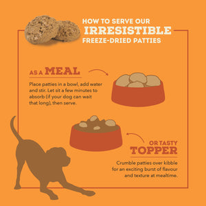 Acana Free-Run Turkey Patties 397g Freeze Dried Dog Food