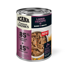 Load image into Gallery viewer, Acana 369g Premium Chunks Lamb Recipe In Bone Broth Canned Dog Food