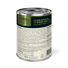 Load image into Gallery viewer, Acana Premium Chunks Pork Recipe In Bone Broth Canned Dog Food Case 12 x 363g