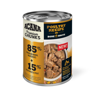 Acana Premium Chunks Poultry Recipe In Bone Broth Canned Dog Food Case 12 x 363g