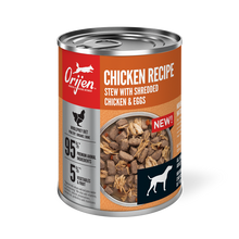 Load image into Gallery viewer, Orijen 363g Premium Chunks Chicken Recipe With Shredded Chicken &amp; Eggs In Bone Broth Canned Dog Food