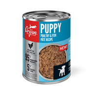 Orijen Premium Pate Puppy Poultry & Fish Recipe In Bone Broth Canned Dog Food Case 12 x 363g