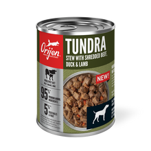 Load image into Gallery viewer, Orijen Premium Stew Tundra Recipe In Bone Broth Canned Dog Food Case 12 x 363g