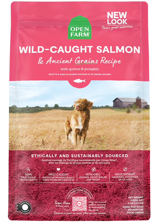 Open Farm Ancient Grain Wild Salmon Dog Food