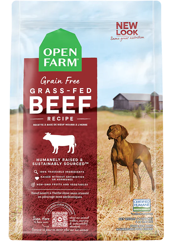 Open Farm Grain Free Grass-Fed Beef Dog Food