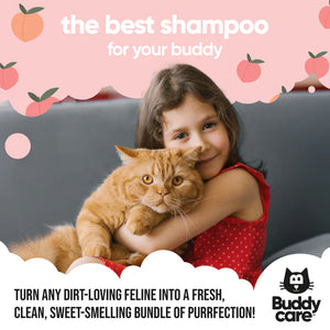 Buddycare Peach 500ml Cat Shampoo