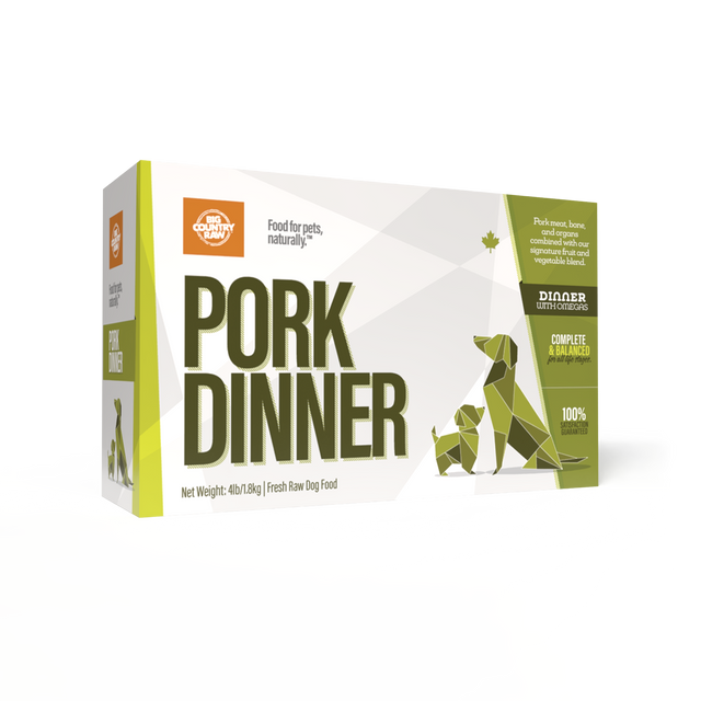SPECIAL ORDER Big Country Raw Pork Dinner CARTON - 4 lb