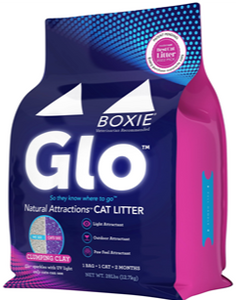 BoxieCat Glo UV Stress-Relief Clumping Clay Litter 12.7kg Cat Litter
