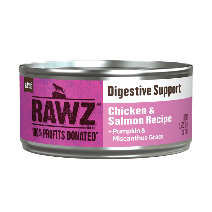 Rawz Digestive Support Chicken and Salmon Canned Cat Food