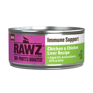 Rawz Immune Support Chicken and Chicken Liver Canned Cat Food