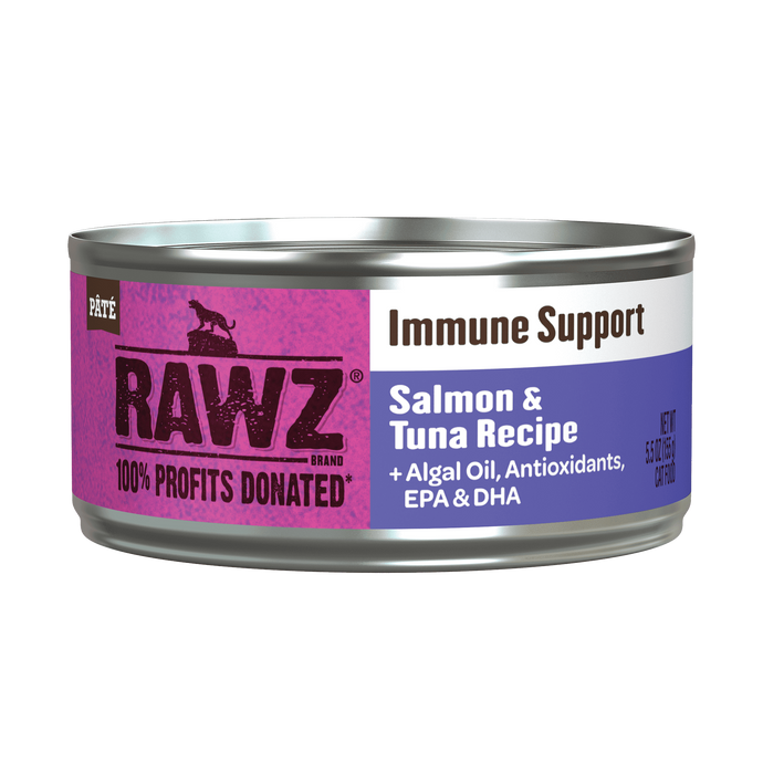 Rawz Immune Support Salmon and Tuna Canned Cat Food