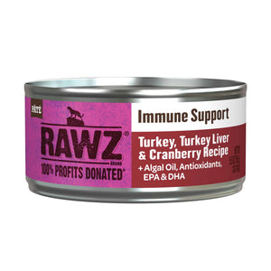Rawz Immune Support Turkey, Turkey Liver and Cranberry Canned Cat Food