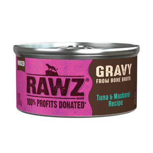 Rawz Gravy Minced Tuna and Mackerel Canned Cat Food