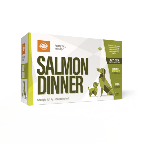 Big Country Raw Salmon Dinner CARTON - 4 lb