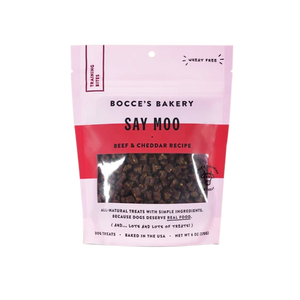 Bocce's Bakery Training Bites Say Moo Beef & Cheddar 170g Dog Treats