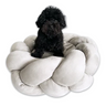 Goo-Eez Suede Braided Gray Dog Bed