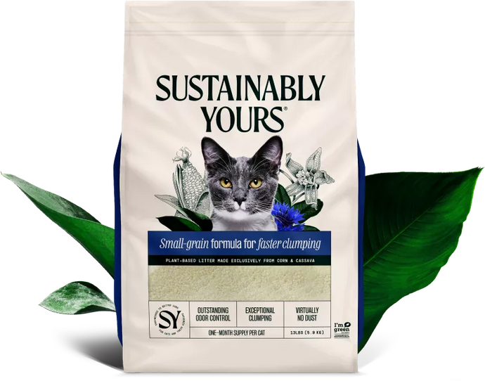 PetFive Sustainably Yours Small Grain Extra Odour Control 11.8kg Cat Litter