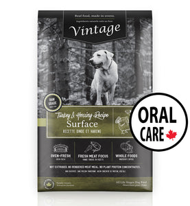 Vintage Oven Fresh Surface Turkey & Herring Oral Care Dental Dog Food