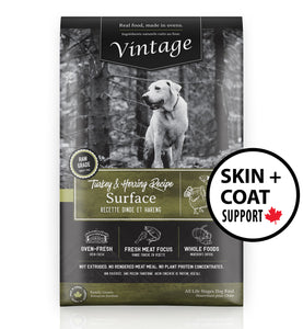 Vintage Oven Fresh Surface Turkey & Herring Skin & Coat Support Dog Food