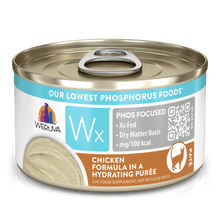 Load image into Gallery viewer, Weruva WX Lowest Phosphorus Chicken In A Hydrating Puree Canned Cat Food Case 12 x 85g