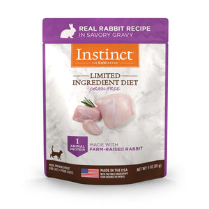Instinct Limited Ingredient Diet Real Rabbit Wet Cat Food - Shipping ETA September