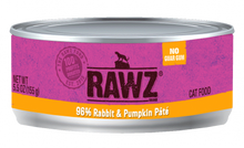 Load image into Gallery viewer, Rawz Rabbit &amp; Pumpkin Pate Canned Cat Food