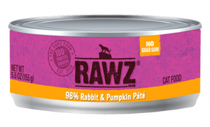 Rawz Rabbit & Pumpkin Pate Canned Cat Food