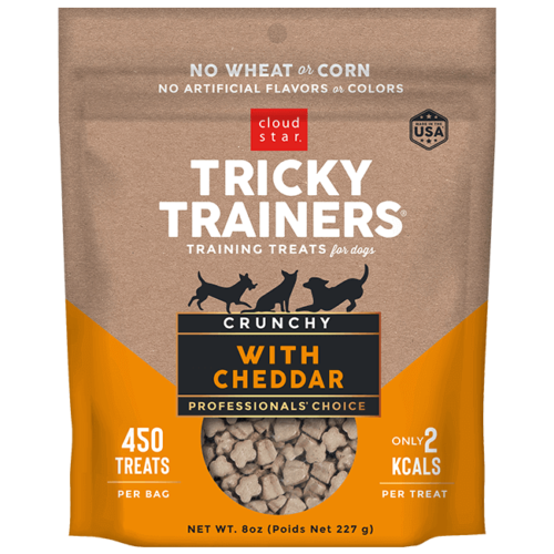 Cloud Star Tricky Trainers Crunchy With Cheddar 227g Dog Treats
