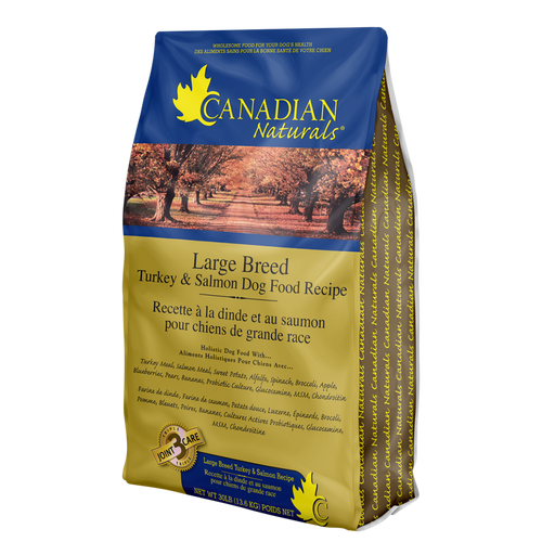 Canadian Naturals Turkey & Salmon Large Breed 13.6kg Dog Food