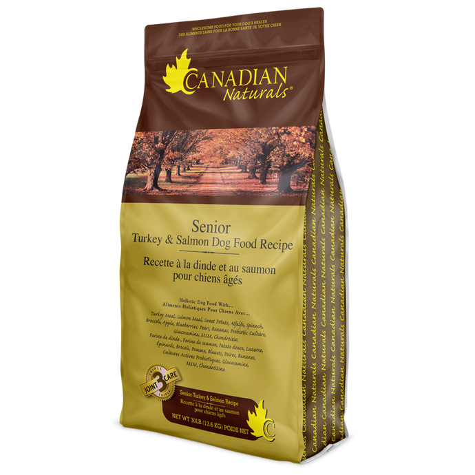 Canadian Naturals Turkey & Salmon Senior 13.6kg Dog Food